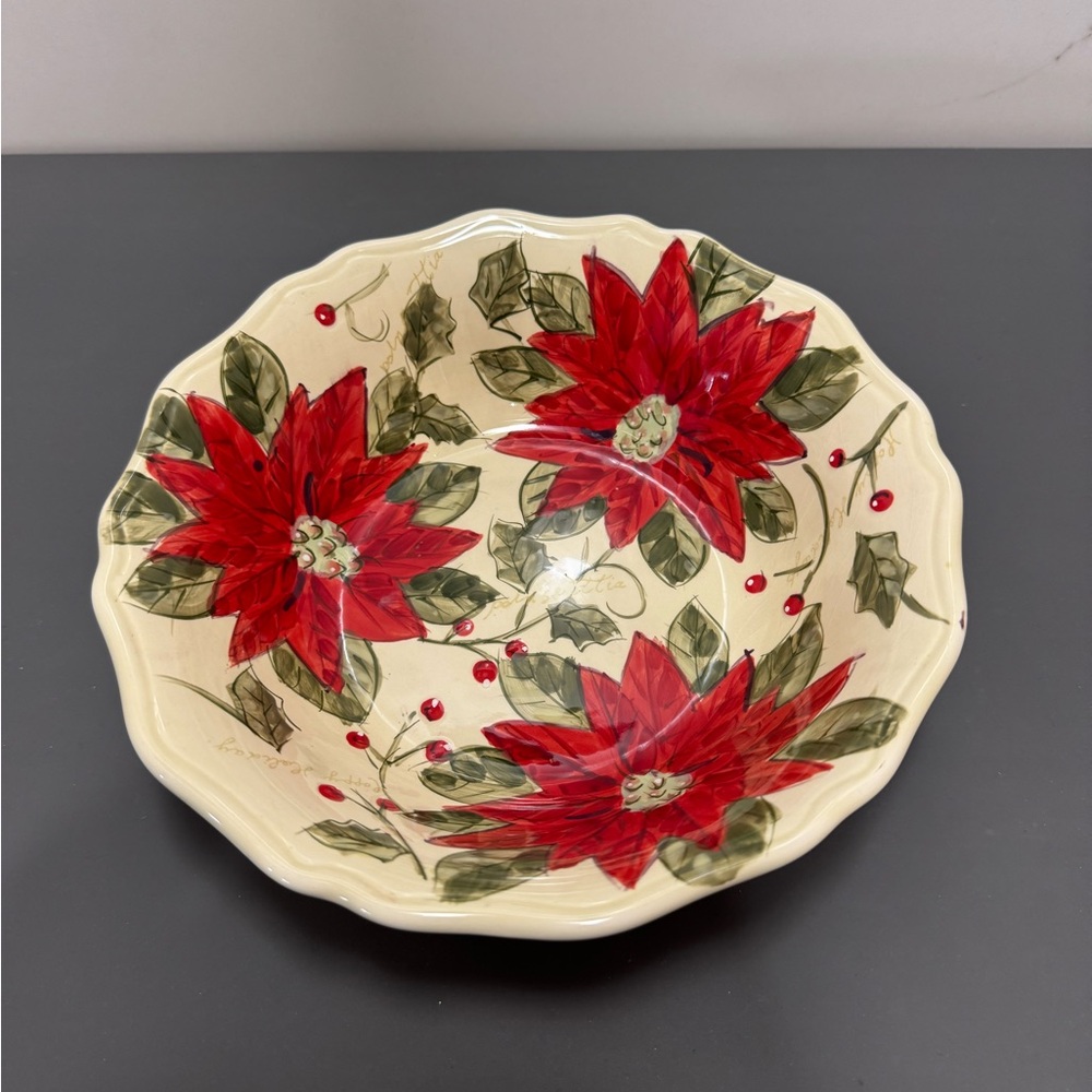 Gibson Handpainted Ceramic Bowl